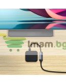 Мрежов адаптер Baseus Lite, USB към RJ45, 1000Mbps, Сив - 40392