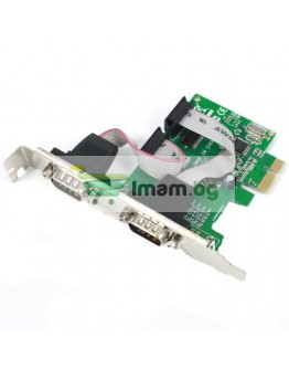 Карта PCI-Е към Serial port, No brand - 17555