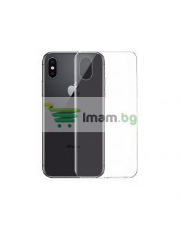 Силиконов гръб No brand, За Apple iPhone X, Slim, Прозрачен - 51589