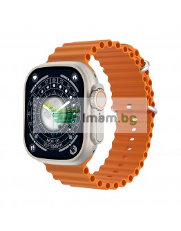 Смарт часовник WiWu SW01 Ultra, Златист - 73085