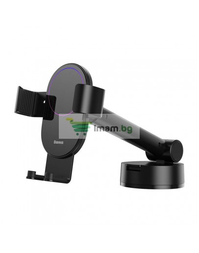 Универсална стойка за телефон Baseus Simplism Gravity, Черен - 17819