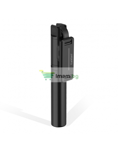 Селфи стик Earldom ET-ZP23, Bluetooth, 75см, Черен - 40229