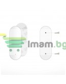Смарт сензор No brand PST-WD002, За врата/прозорец, Wi-Fi, Tuya Smart, Бял - 91001