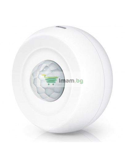 Смарт сензор No brand PST-HW400B, За движение, PIR, 360 градуса, Wi-Fi, Tuya Smart, Бял - 91004