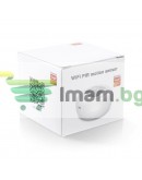 Смарт сензор No brand PST-HW400B, За движение, PIR, 360 градуса, Wi-Fi, Tuya Smart, Бял - 91004