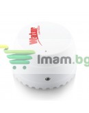 Смарт сензор No brand PST-SQ400B, За алармиране при наводнение, Wi-Fi, Tuya Smart, Бял - 91006