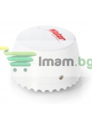 Смарт сензор No brand PST-SQ400B, За алармиране при наводнение, Wi-Fi, Tuya Smart, Бял - 91006