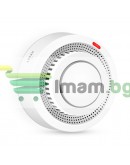 Смарт сензор No brand PST-YG400A, За дим, Wi-Fi, Tuya Smart, Бял - 91009