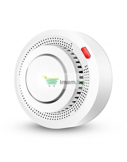 Смарт сензор No brand PST-YG400A, За дим, Wi-Fi, Tuya Smart, Бял - 91009
