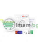 Смарт сензор No brand PST-YG400A, За дим, Wi-Fi, Tuya Smart, Бял - 91009