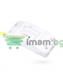 Смарт превключвател No brand PST-WF-S1, 1 канал, 220V, 10A, Wi-Fi, Tuya Smart, Бял - 91019