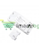 Смарт превключвател No brand PST-WF-S1, 1 канал, 220V, 10A, Wi-Fi, Tuya Smart, Бял - 91019