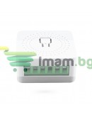 Смарт превключвател No brand PST-AP-SMT, 1 канал, 220V, 16A, Wi-Fi, Tuya Smart, Бял - 91021