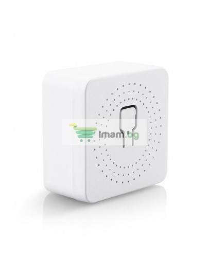 Смарт превключвател No brand PST-AP-SMT, 1 канал, 220V, 16A, Wi-Fi, Tuya Smart, Бял - 91021