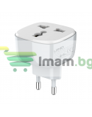 Смарт контакт LDNIO SCW1050, 220V, 10A, Wi-Fi, Tuya Smart, Бял - 40297