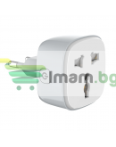 Смарт контакт LDNIO SCW1050, 220V, 10A, Wi-Fi, Tuya Smart, Бял - 40297