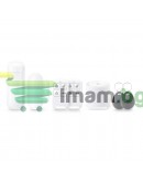 Смарт алармена система No brand PST-WG107T, 8в1, GSM, Wi-Fi, Tuya Smart, Бял - 91015