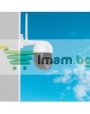 Смарт охранителна камера No brand PST-C18B-3MP, 3.0Mp, PTZ, Външен монтаж, Wi-Fi, Tuya Smart, Бял - 91027