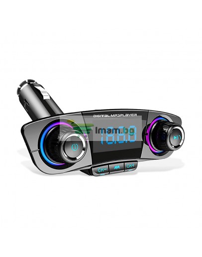 FM Трансмитер Earldom ET-M60, Bluetooth, USB, 5V/2.0A