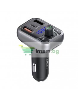 FM Трансмитер Earldom ET-M63, Bluetooth, USB, PD, QC3.0