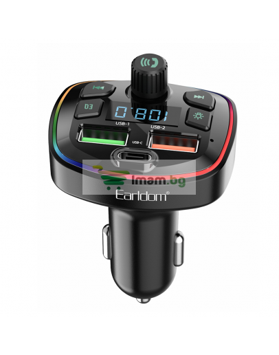 FM Трансмитер Earldom ET-M71, Bluetooth, USB, 3.1A