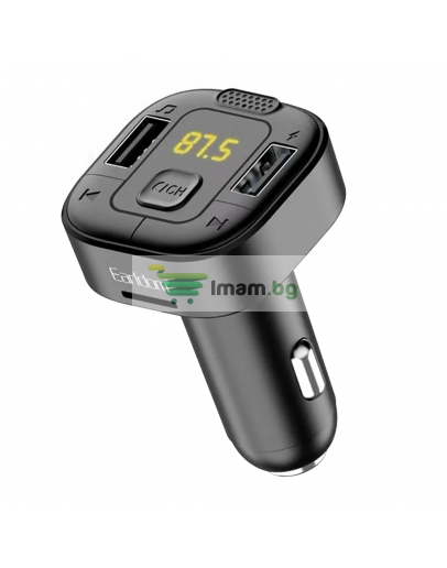 FM Трансмитер Earldom ET-M76, Bluetooth, USB, Micro SD, 2.4A