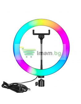 LED Ring осветление No brand M33, 33см, RGB, 20W