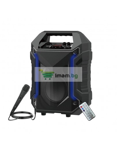 Тонколона Moveteck TF4168, Караоке, Bluetooth, USB, SD, FM, AUX