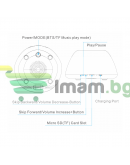 Тонколона One Plus NF4066, Bluetooth, Безжично зарядно, SD