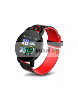Смарт часовник No brand 119 Plus, 44mm, Bluetooth, IP67