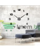 3D Стенен часовник с арабски цифри