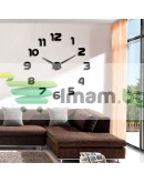 3D Стенен часовник с арабски цифри
