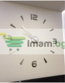 3D голям стенен часовник със стрелки и цифри