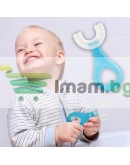 Детска четка за зъби с U образна форма
