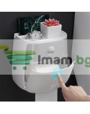 Водоустойчив органайзер за тоалетна хартия с чекмедже