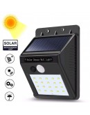 LED соларна лампа с датчик
