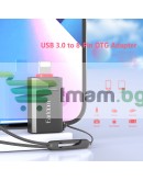 Преходник Earldom ET-OT87L, USB3.0 към Lightning, OTG, Черен - 40361 Преходник Earldom ET-OT87L, USB3.0 към Lightning, OTG, Черен - 40361
