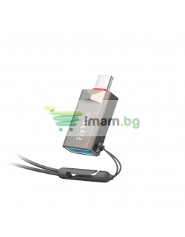 Преходник Earldom ET-OT88C, USB3.0 към Type-C, OTG, Сив - 40360