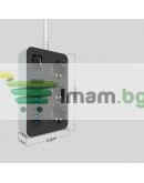 Разклонител Earldom ES-SC07, 3 гнезда, CEE 7/3, 6 х USB, 2м., Черен - 40378