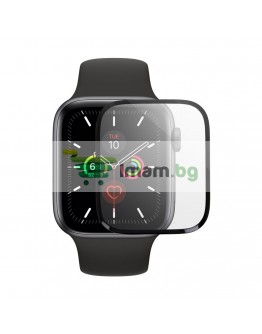 Стъклен протектор DeTech, за Apple Watch, 49mm, 3D Full glue, 0.3mm, Черен - 52718