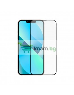 Стъклен протектор DeTech, за iPhone 13 Pro Max, 3D Full glue, 0.3mm, Черен - 52691
