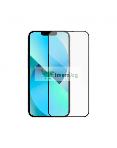 Стъклен протектор DeTech, за iPhone 13 Pro, 3D Full glue, 0.3mm, Черен - 52688