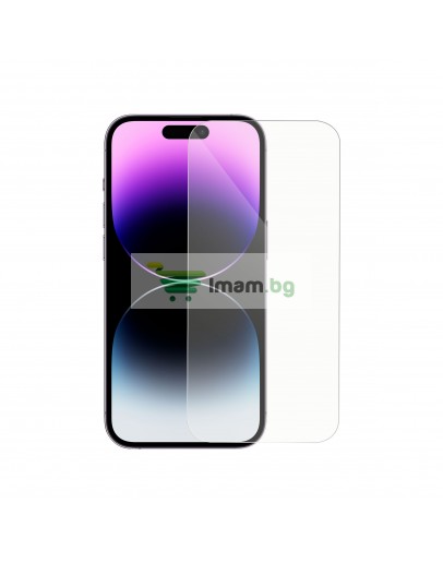 Стъклен протектор DeTech, за iPhone 14 Plus, 0.3mm, Прозрачен - 52702