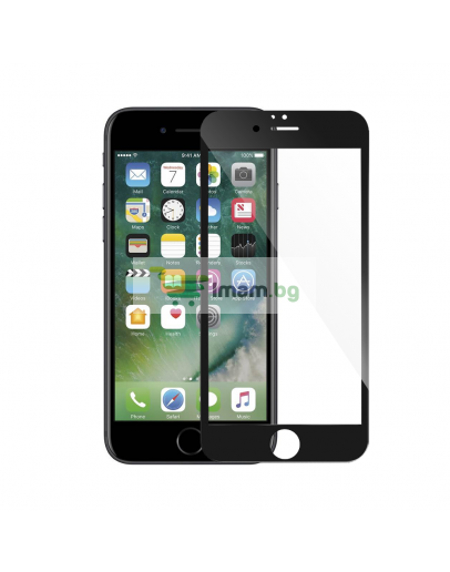 Протектор Mocoson Polymer Nano Ceramic, за iPhone 7/8 Plus, 5D, 0.3 mm, Черен - 52599