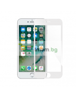 Стъклен протектор Mocoson Nano Flexible, за iPhone 6, 5D, 0.3 mm, Бял - 52533