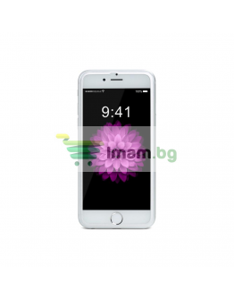 Стъклен протектор за целия дисплей, Remax Honor, за iPhone 6/6S Plus, С Метална лайстна, 0.3 mm, Сребрист - 52312