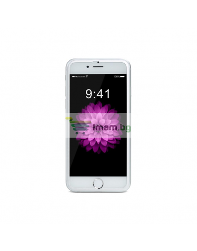 Стъклен протектор за целия дисплей, Remax Honor, за iPhone 6/6S Plus, С Метална лайстна, 0.3 mm, Сребрист - 52312