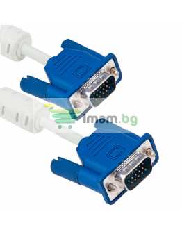 Кабел DeTech VGA-VGA, 40m, Ферит - 18243