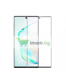 Стъклен протектор Mocoson Nano Flexible, за Samsung Galaxy Note 10, 5D, 0.3 mm, Черен - 52584
