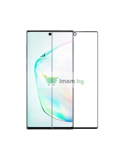Стъклен протектор Mocoson Nano Flexible, за Samsung Galaxy Note 10, 5D, 0.3 mm, Черен - 52584